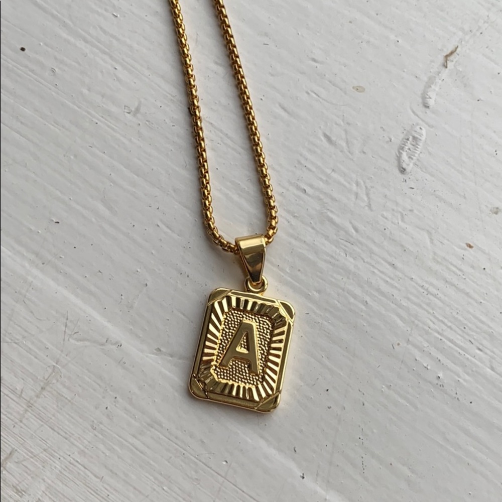 Initial Necklace “A”